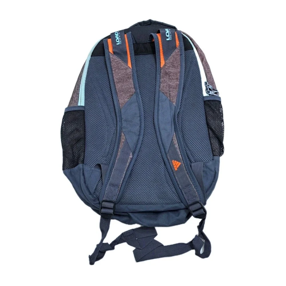 Adidas Load Spring Student Collegiate BackPack Bag Brown Orange Black School